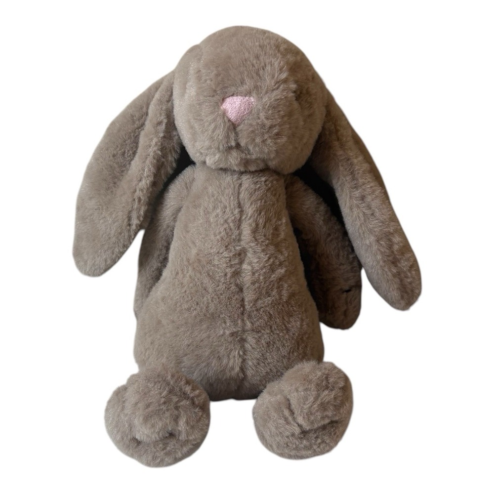 Jellycat Bashful Bunny Gray‎ Plush Doll Medium London Lovey Soft Toy 12"
